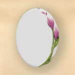 Fotoceramica Ovale Tulip Lilla||Fotoceramica Ovale Tulip Lilla Esempio