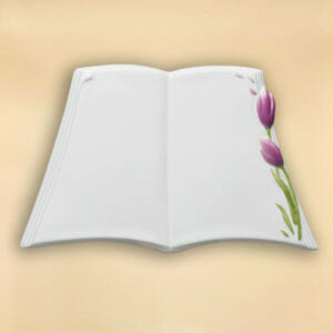 Libro Fotoceramica Serie Tulip Lilla